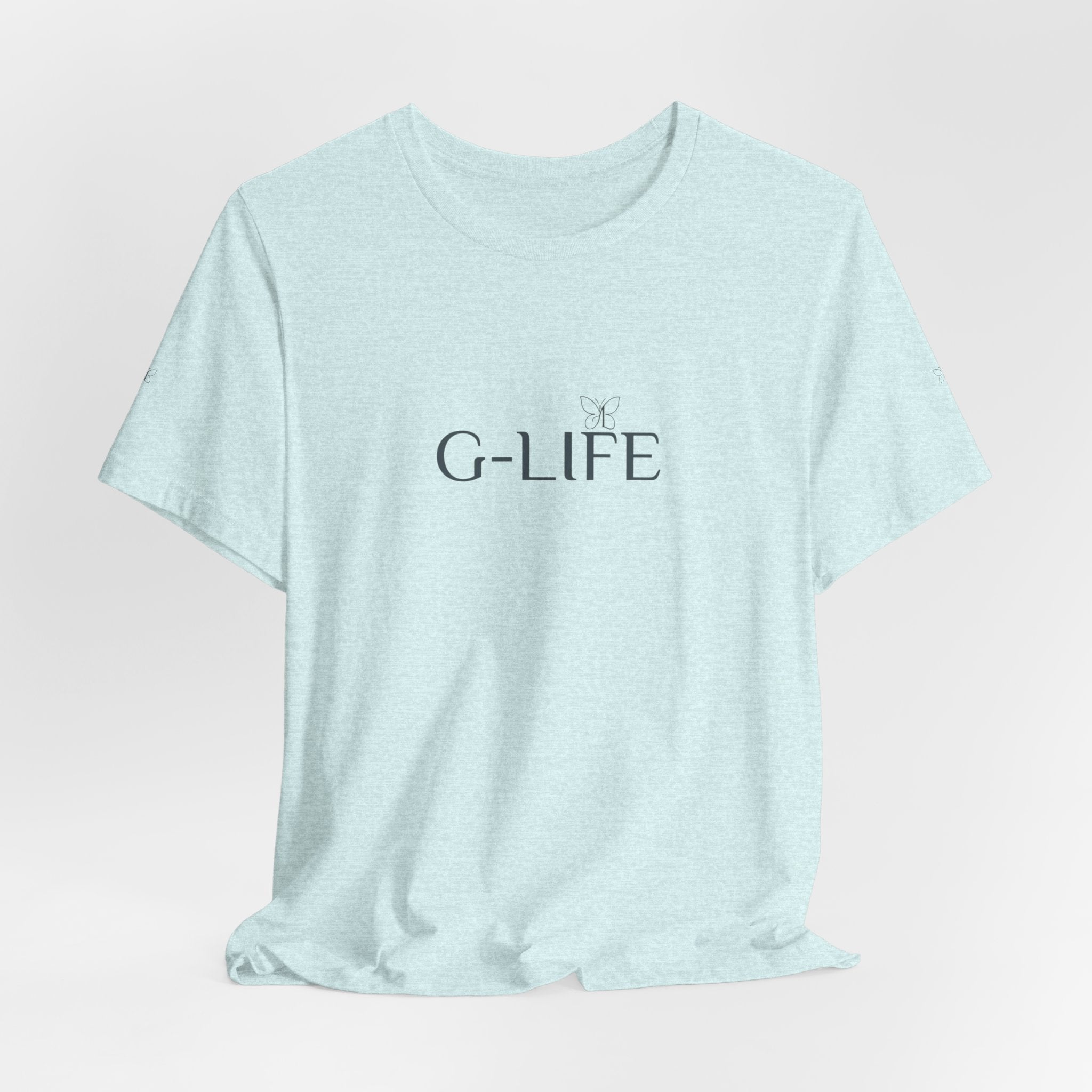 G-LIFE Minimalist Logo Tee — Casual Cotton Graphic T-Shirt