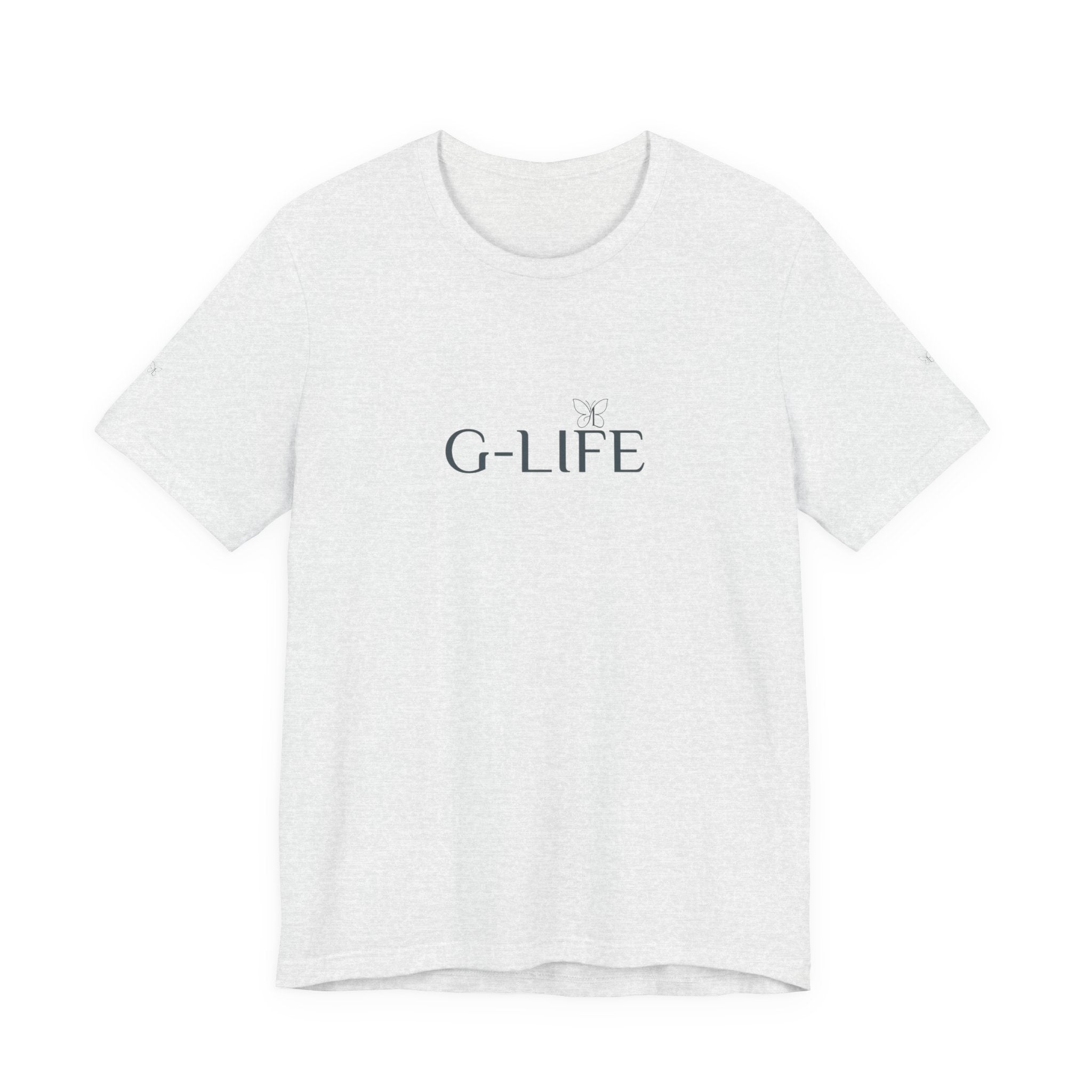 G-LIFE Minimalist Logo Tee — Casual Cotton Graphic T-Shirt
