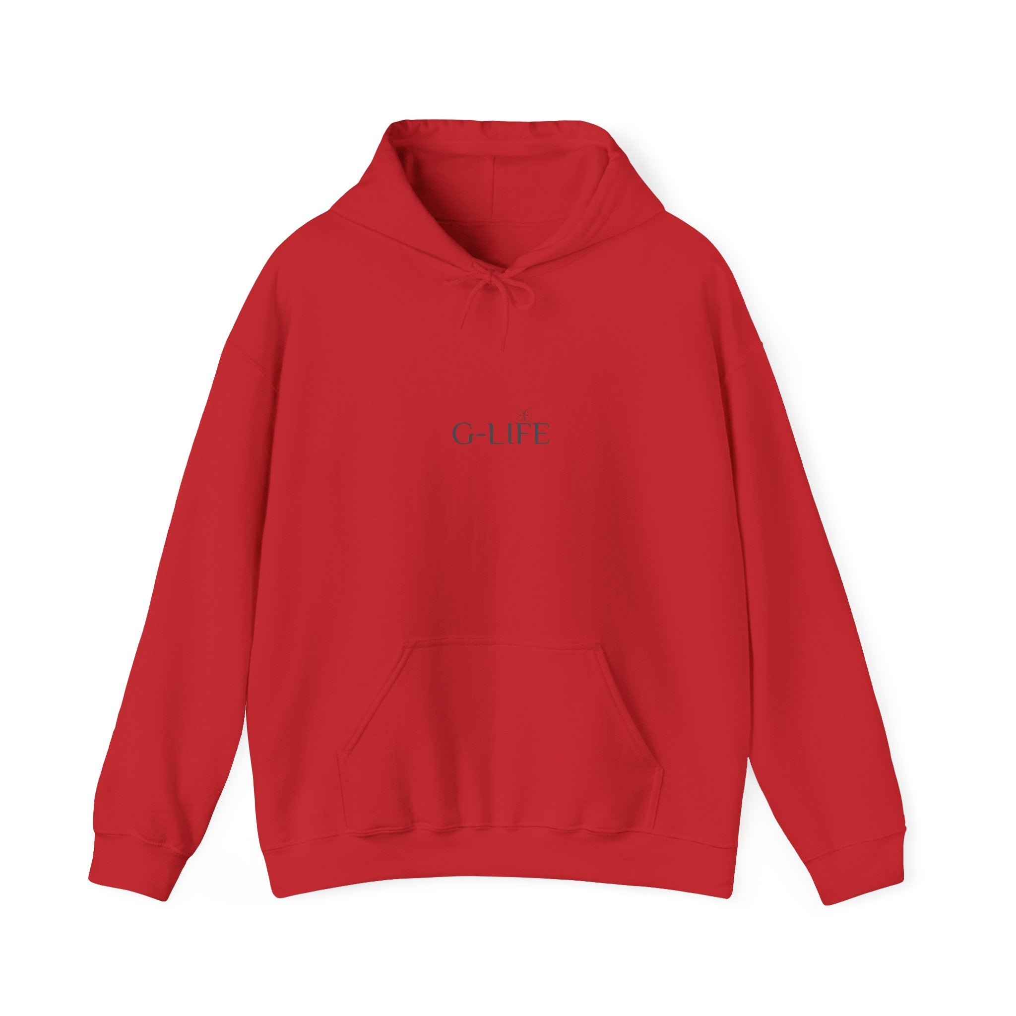 G-LIFE Minimalist Hoodie — Clean White Logo Pullover