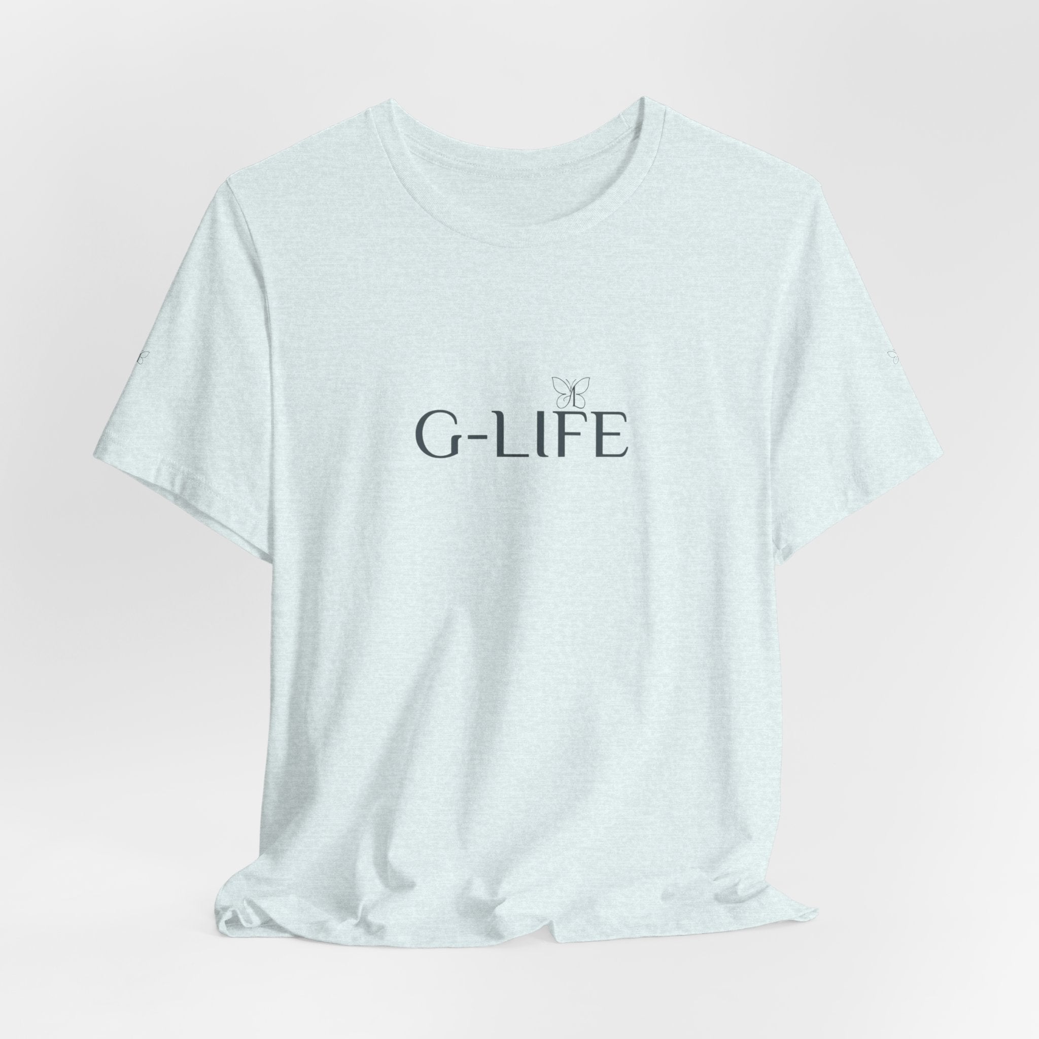 G-LIFE Minimalist Logo Tee — Casual Cotton Graphic T-Shirt