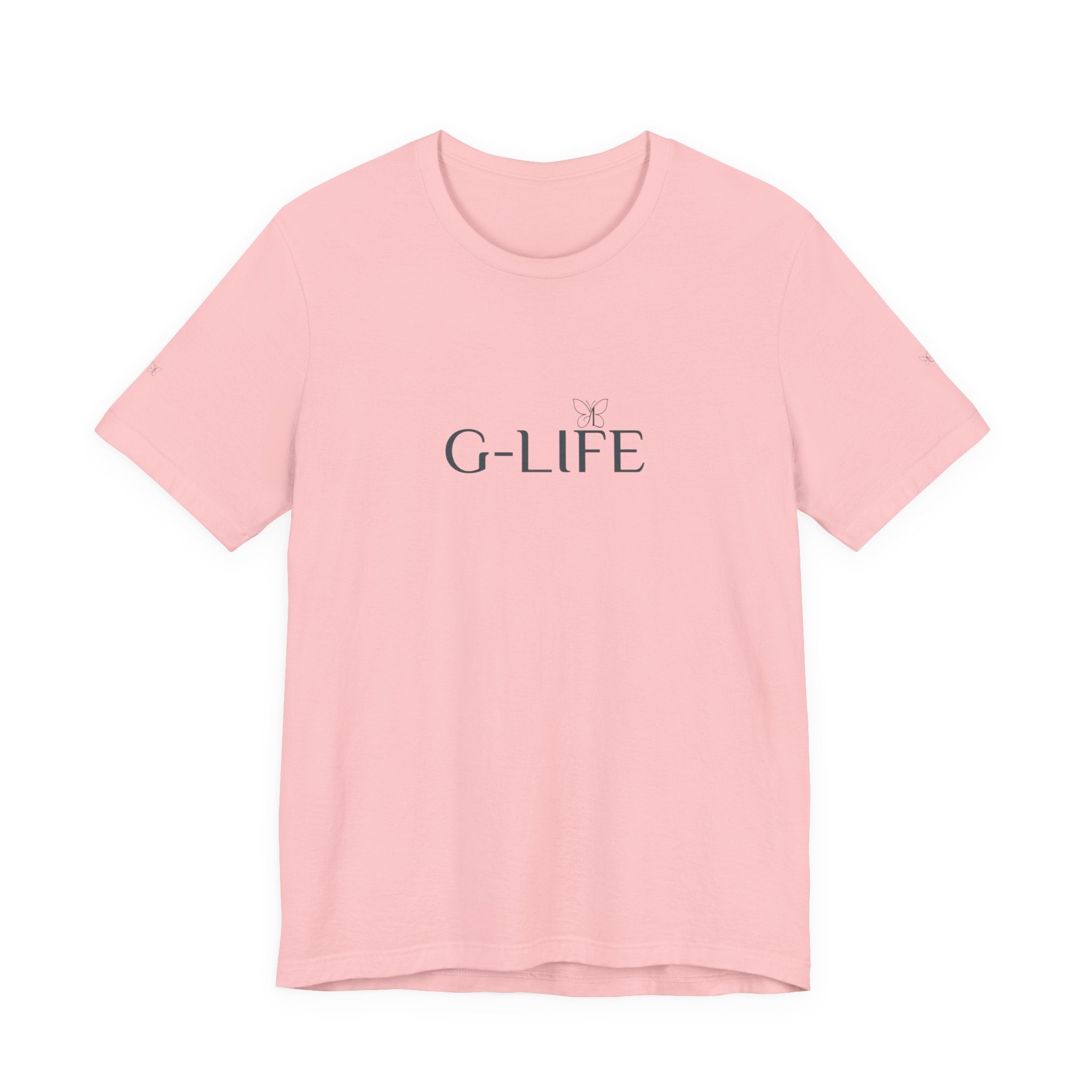 G-LIFE Minimalist Logo Tee — Casual Cotton Graphic T-Shirt