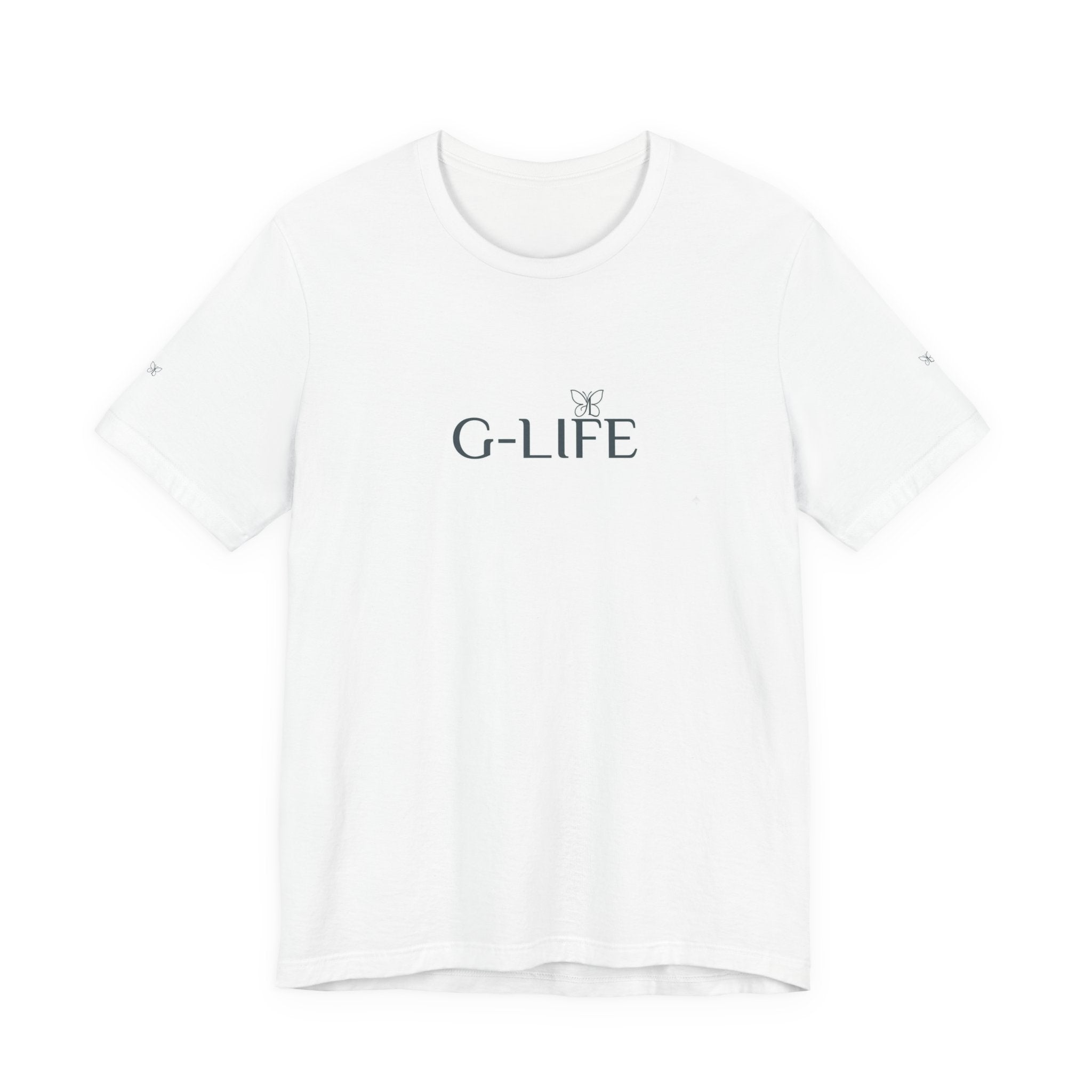 G-LIFE Minimalist Logo Tee — Casual Cotton Graphic T-Shirt