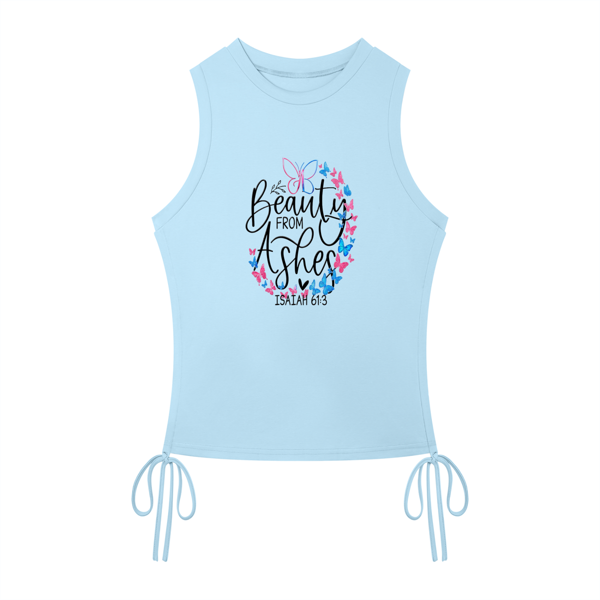 Women’s Drawstring Tank Top Beauty from Ashes