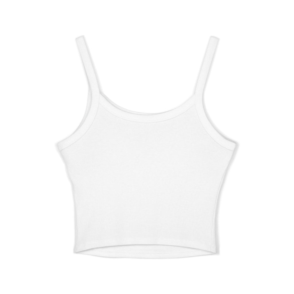 G-LIFE Butterfly Crop Tank Top — Women's Spaghetti Strap Graphic Tank