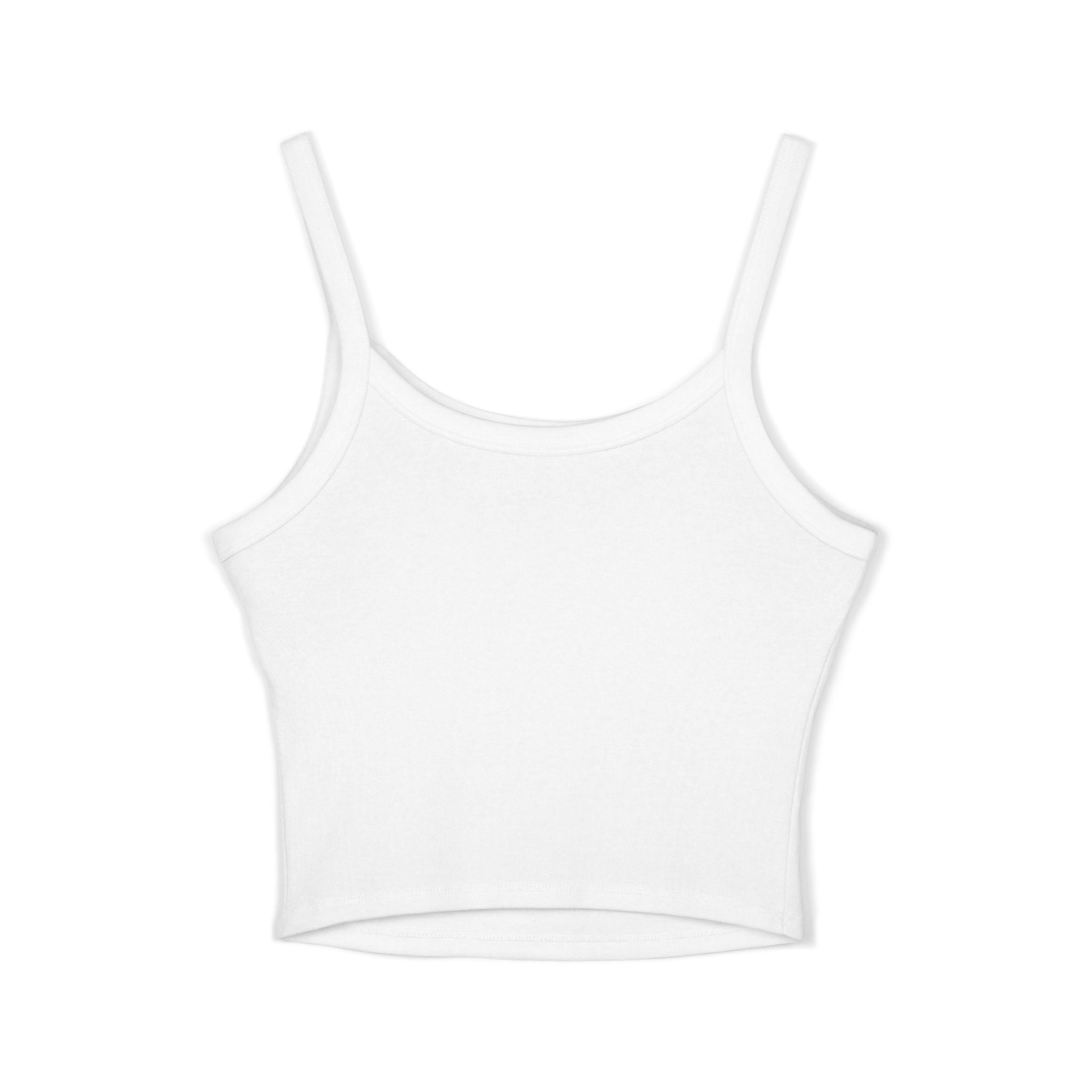 G-LIFE Butterfly Crop Tank Top — Women's Spaghetti Strap Graphic Tank