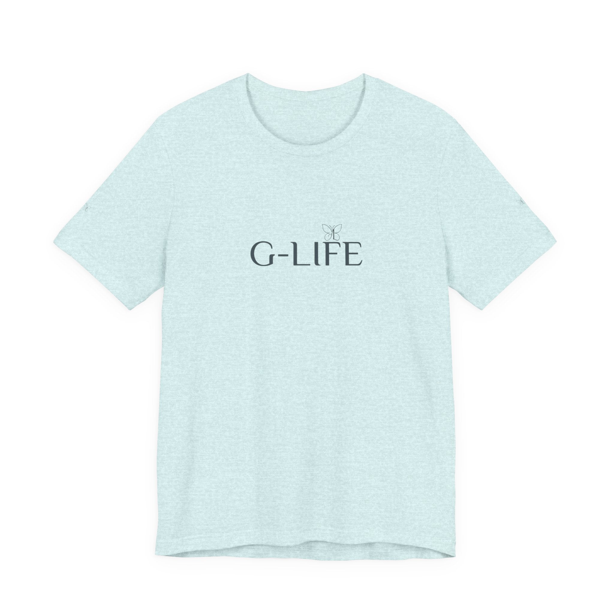 G-LIFE Minimalist Logo Tee — Casual Cotton Graphic T-Shirt
