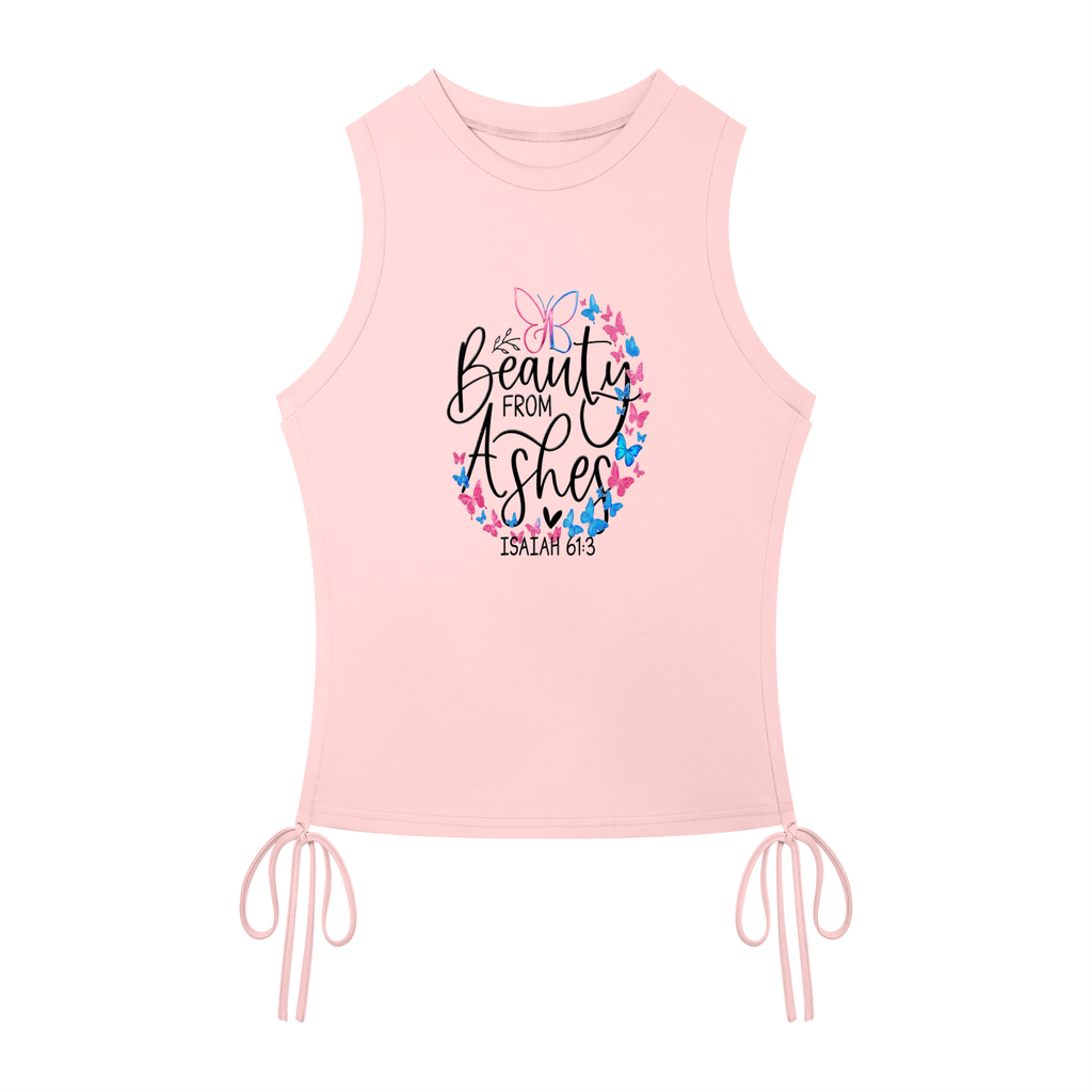 Women’s Drawstring Tank Top Beauty from Ashes