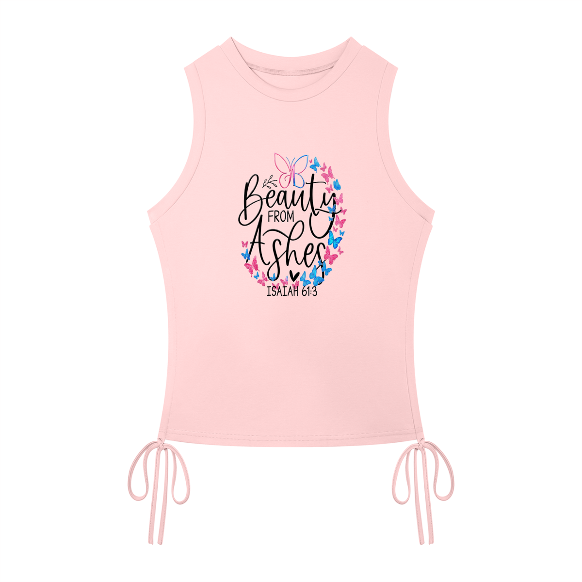 Women’s Drawstring Tank Top Beauty from Ashes