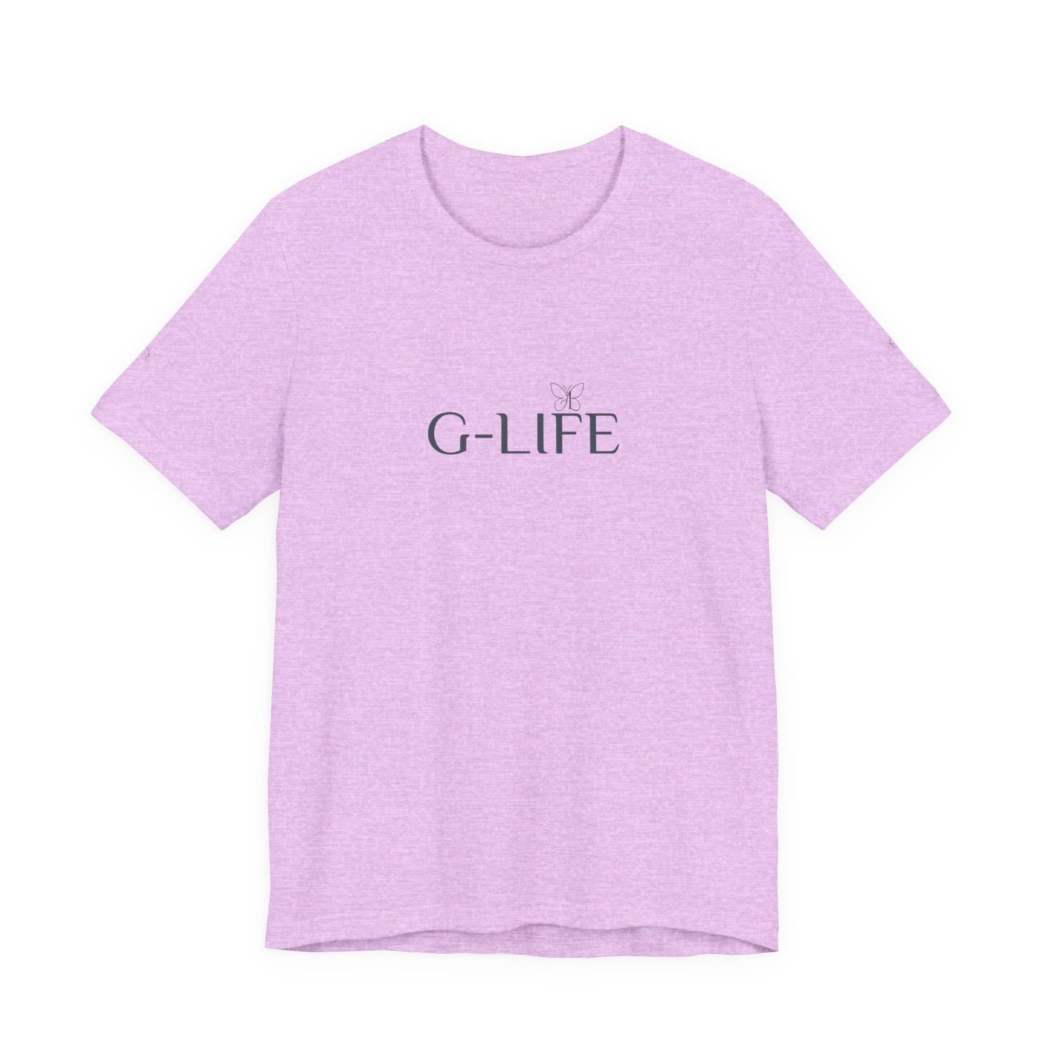 G-LIFE Minimalist Logo Tee — Casual Cotton Graphic T-Shirt