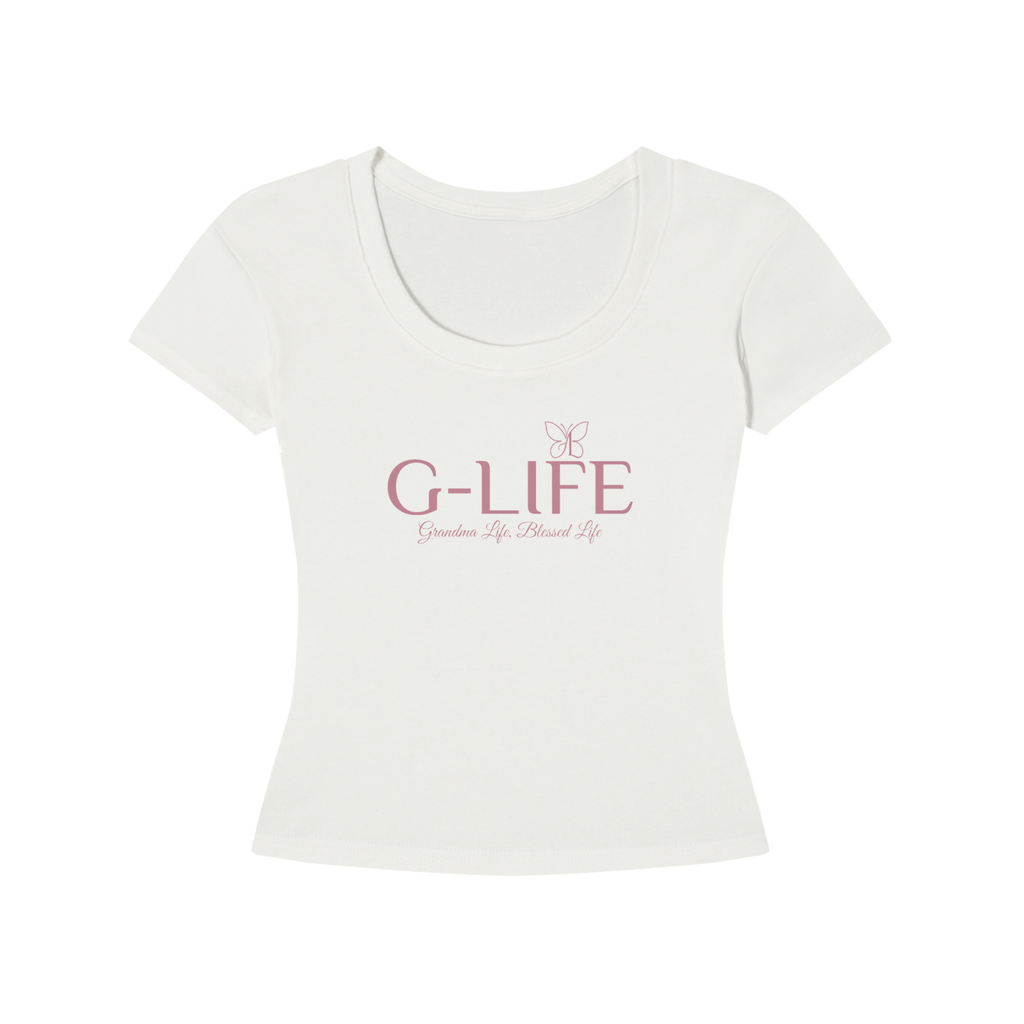 Grandma life Women's Longline Slim-Fit T-Shirt