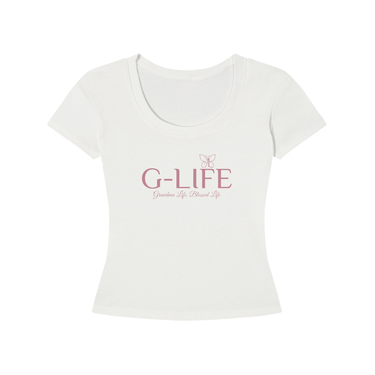 Grandma life Women's Longline Slim-Fit T-Shirt