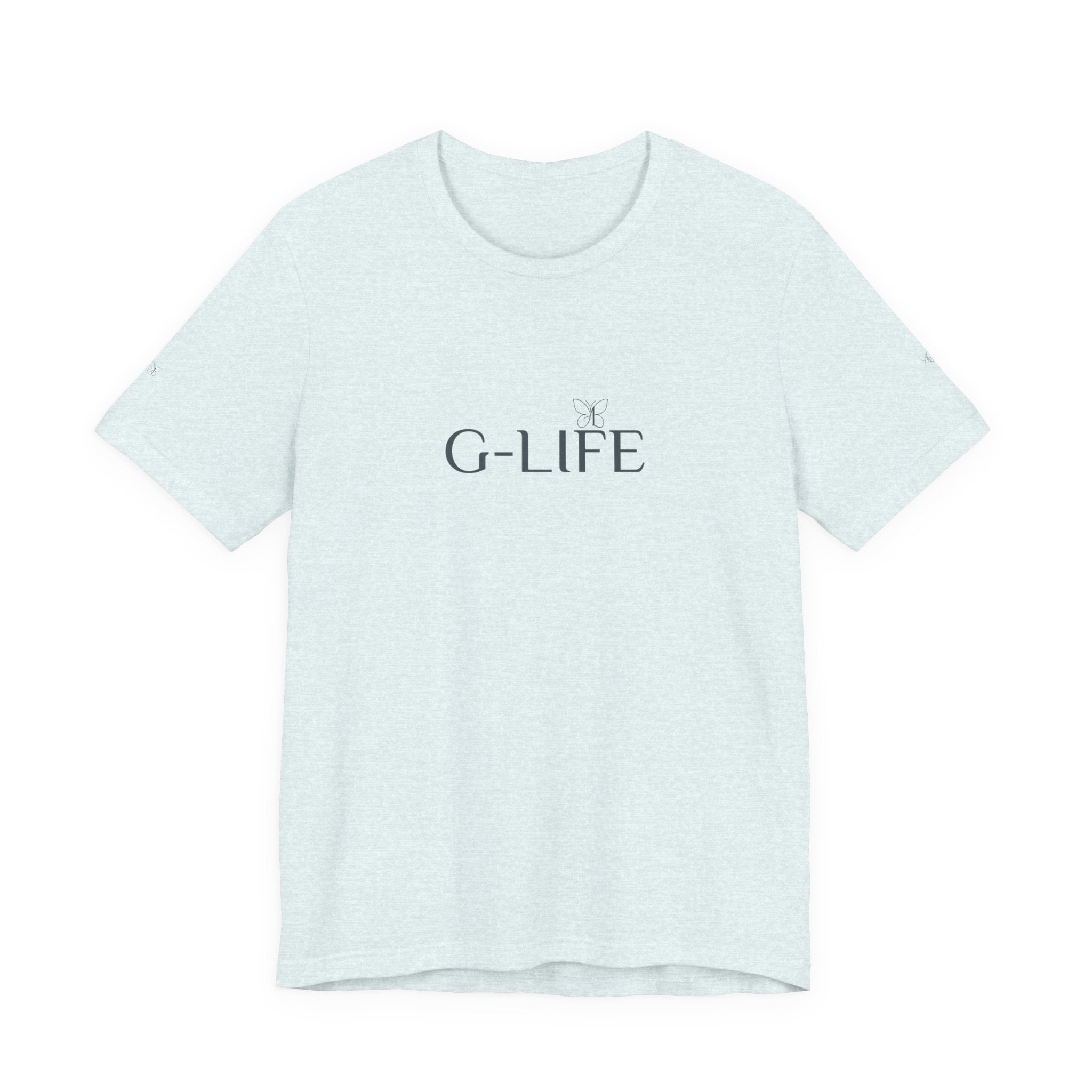 G-LIFE Minimalist Logo Tee — Casual Cotton Graphic T-Shirt